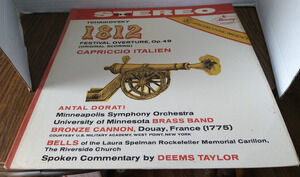 TCHAIKOVSKY 1812 Overture, Op. 49 Vinyl LP. Minneapolis Symphony Orchestra